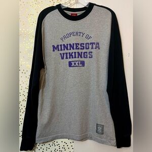 NFL Minnesota Vikings Long Sleeve Shirt size Medium